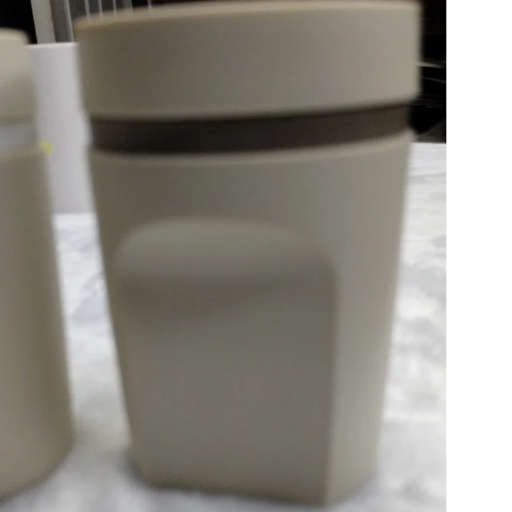 Tupperware Modular Mates Spice Shakers Tan Beige Vintage‎ Kitchen Storage